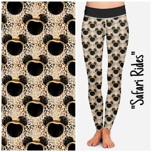 Safari mickey mouse leggings
